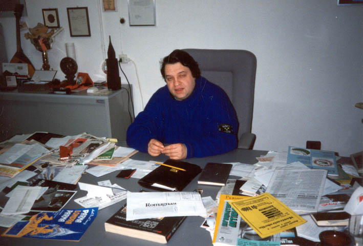 Fasoli nel suo ufficio ('95)